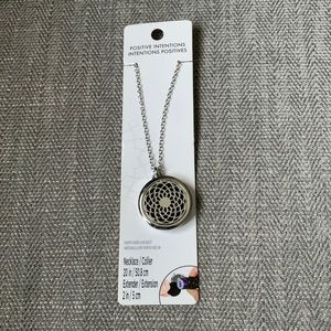 Mandala diffuser necklace